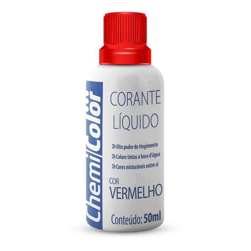 CORANTE VERMELHO 50ML CHEMICOLOR