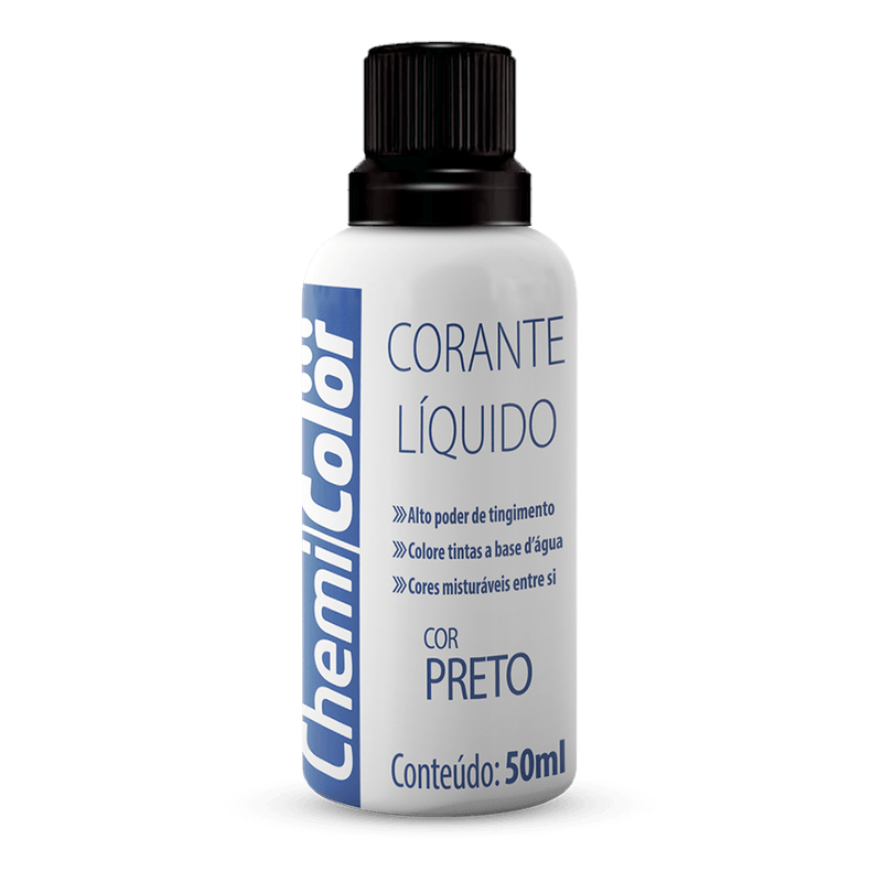 CORANTE PRETO 50ML CHEMICOLOR