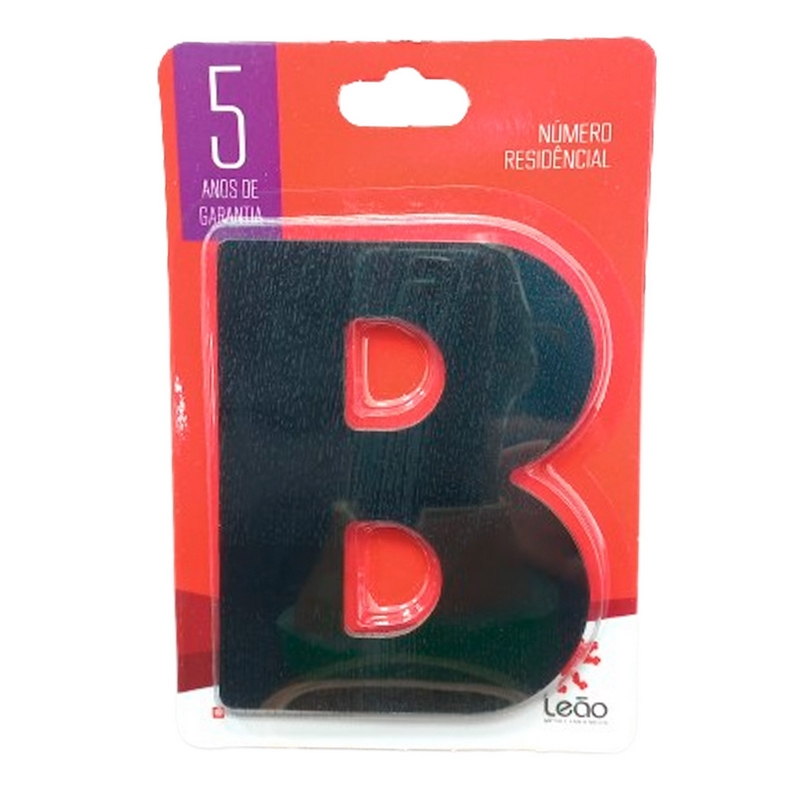 ALGARISMO ACM PT N¦ B 12CM LEÃO