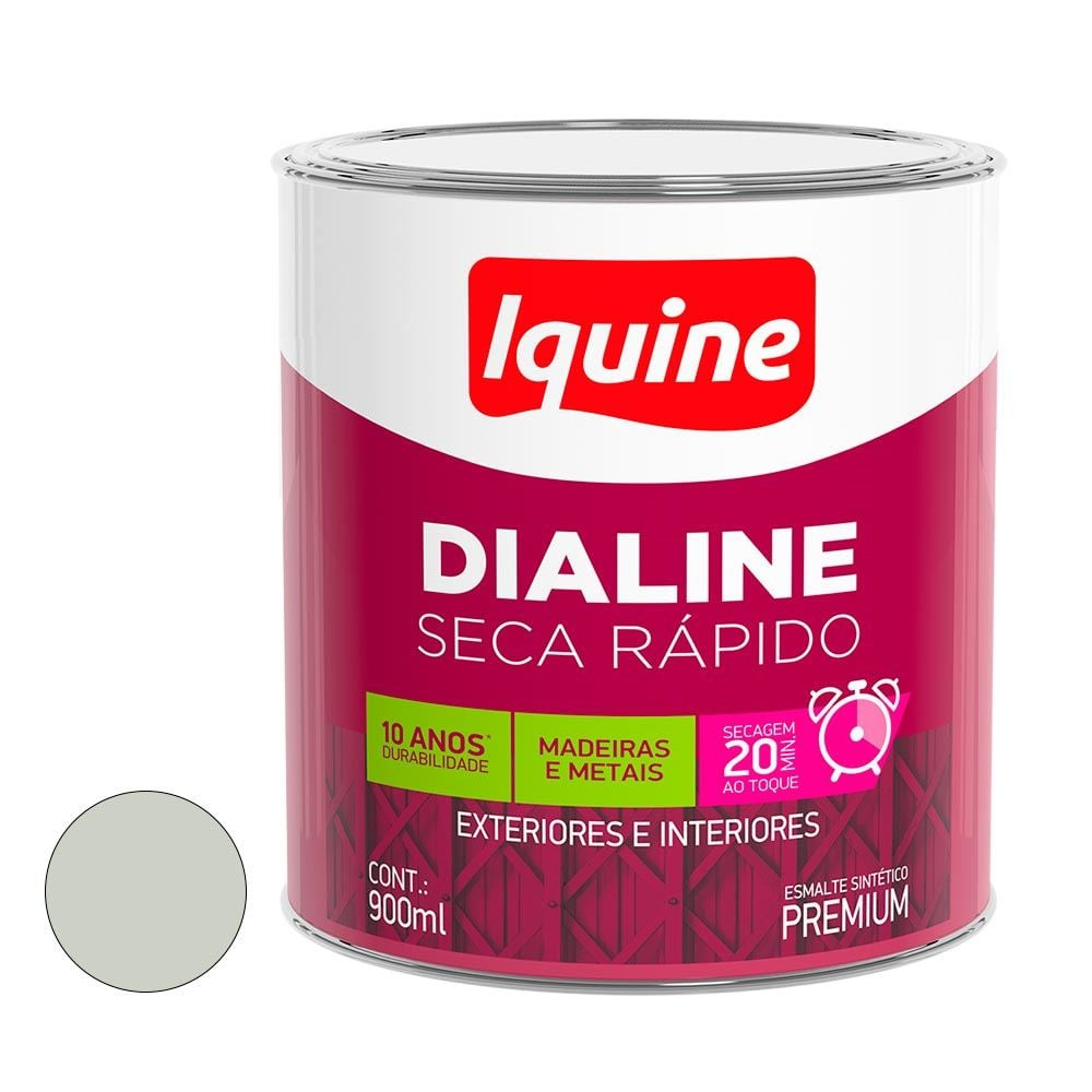 TINTA ES DIALINE BRANCO GELO 0,9L IQUINE