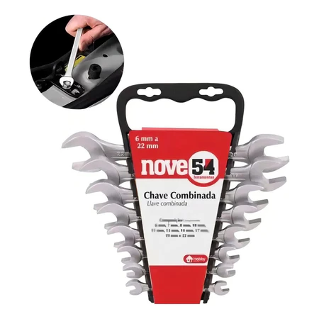 JOGO CHAVE BOCA 6PC 06A17MM 954