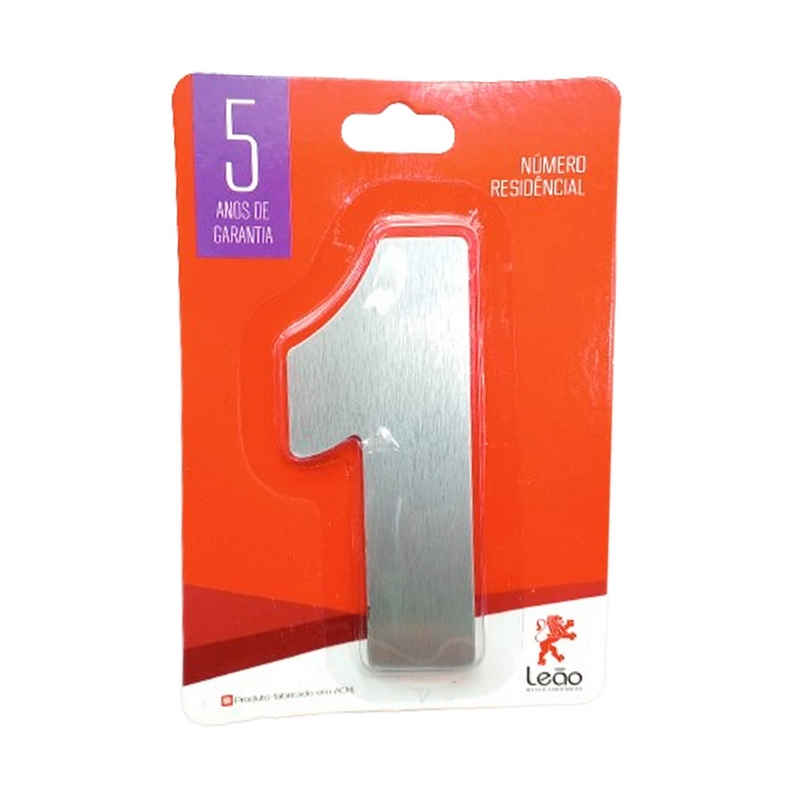 ALGARISMO ACM ESC N¦ 1 12CM LEÃO