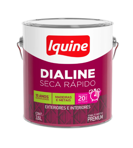 TINTA ES DIALINE VERMELHO 3,6L IQUINE