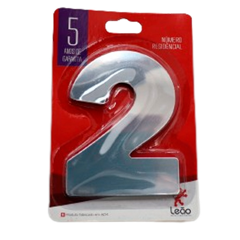 ALGARISMO ACM ESC N¦ 2 12CM LEÃO