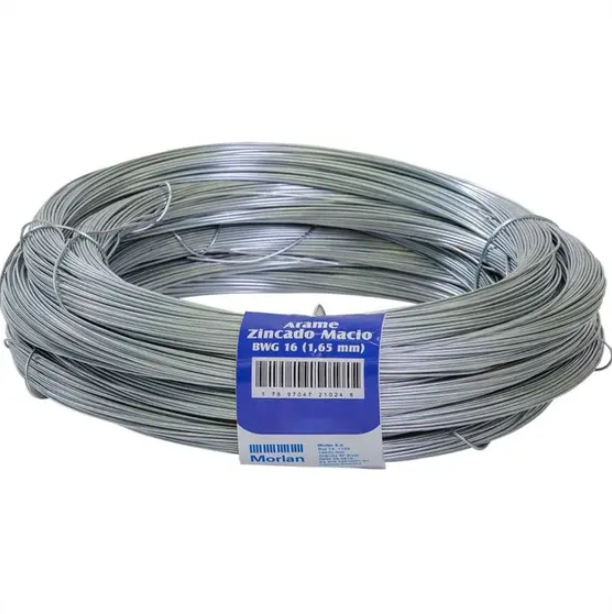 ARAME GALVANIZADO N¦ 16 MORLAN