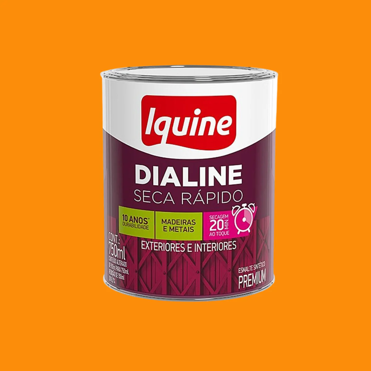 TINTA ES DIALINE AMARELO 0,750L IQUINE