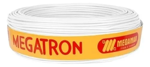 CABO FLEX 2,5MM BRANCO 100MT MEGATRON