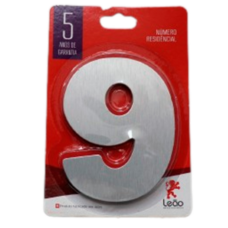 ALGARISMO ACM ESC N¦ 9 12CM LEÃO