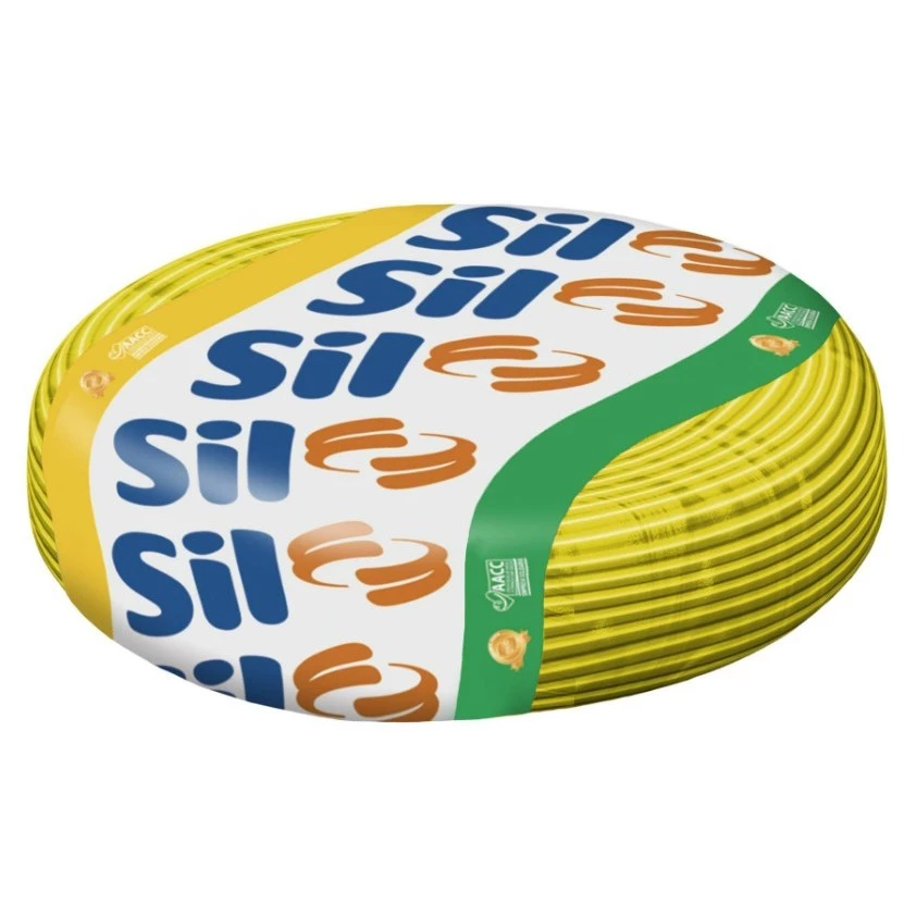 FIO SOLID 1,5MM CARR AMARELO 1MT SIL