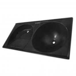 TANQUE SI DEL JR GRA PRETO 84X43 BELLA PIA