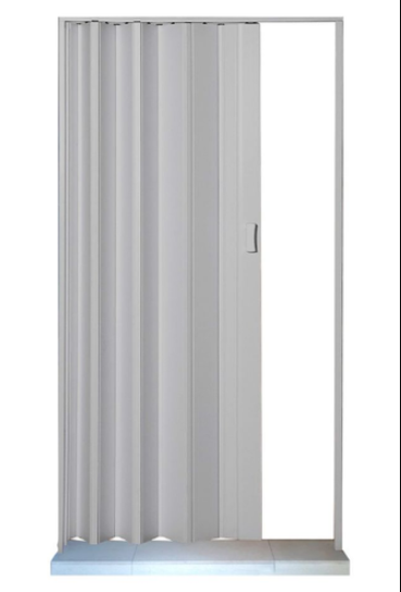 PORTA PVC SANFONADA CINZA 94X210 DUDA