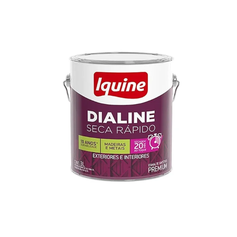 TINTA ES DIALINE BRANCO GELO 3,0L IQUINE