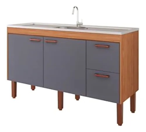 GABINETE COZINHA 100%MDF FLEX AMEN/TIT 1,54MT MGM