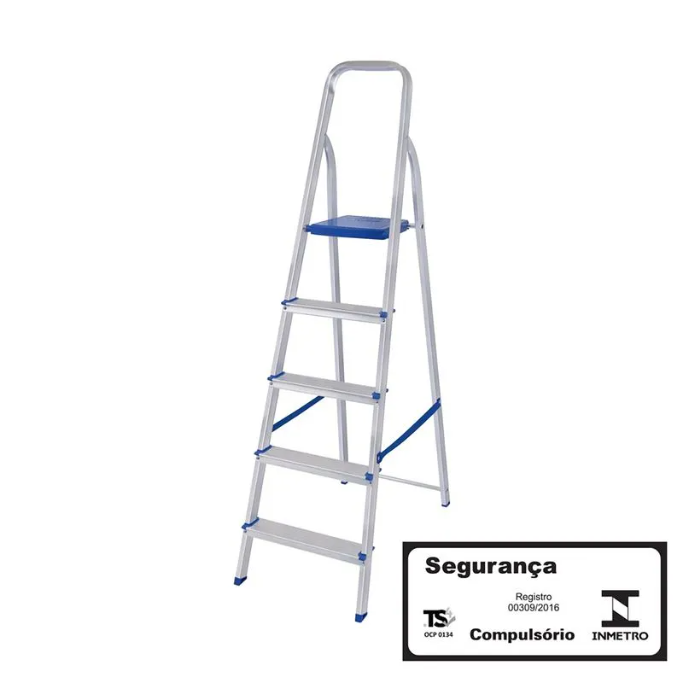 ESCADA ALUMINIO 5 DEGR MOR