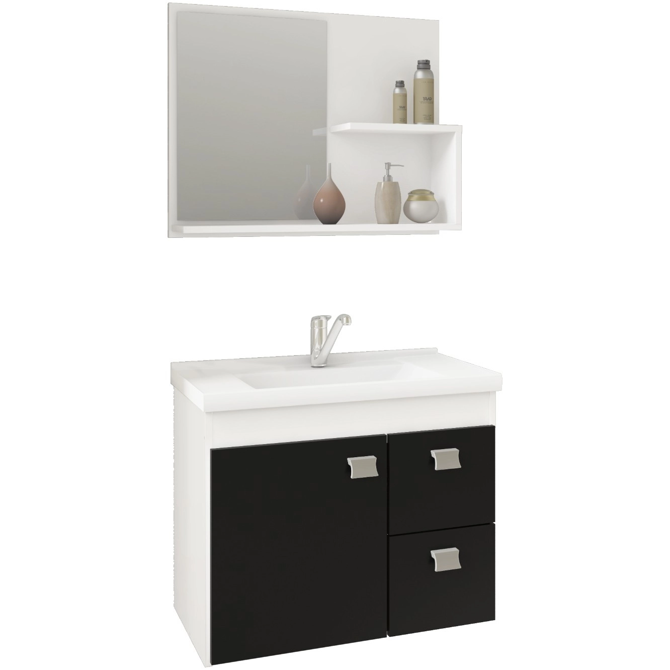 GABINETE WC+ESP 100%MDF HORT BC/PT 55CM MGM