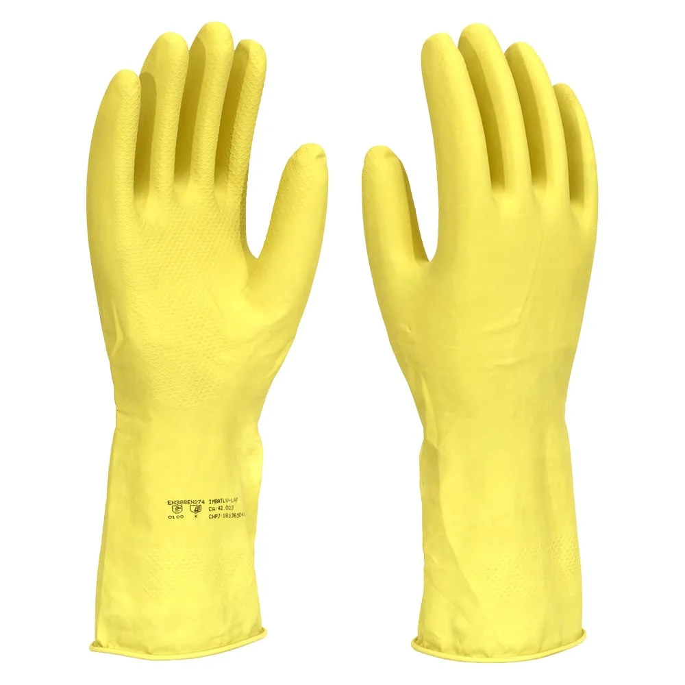 LUVA LATEX AM T-10 GG/G SAFETY/IMBAT