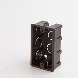 CAIXA PLAST RET PRETA 4X2 IV PLAST