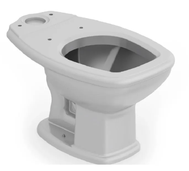 BACIA P/CAIXA ACOPLADA FIT PLUS CZPR CELITE