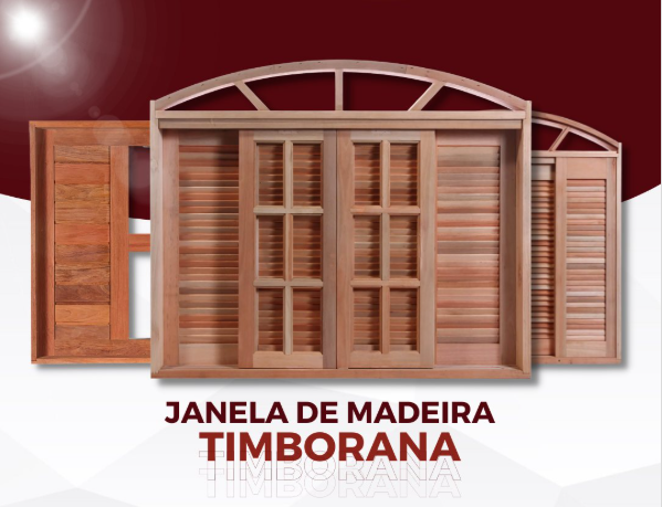 JANELA TIMBORANA 1,00X1,50 JJ MADEIRAS