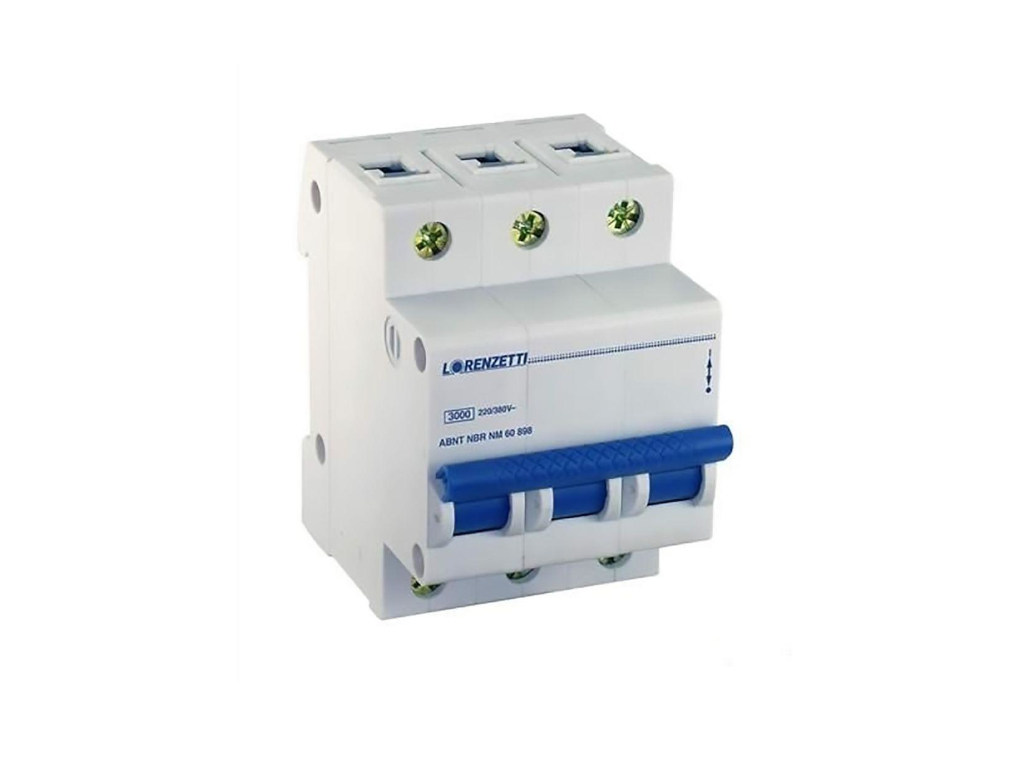 DISJUNTOR DIN TRIP 16A LORENZETTI