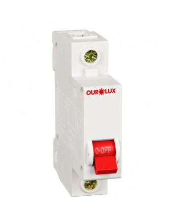 DISJUNTOR DIN UNIP CURVA C 20A OUROLUX