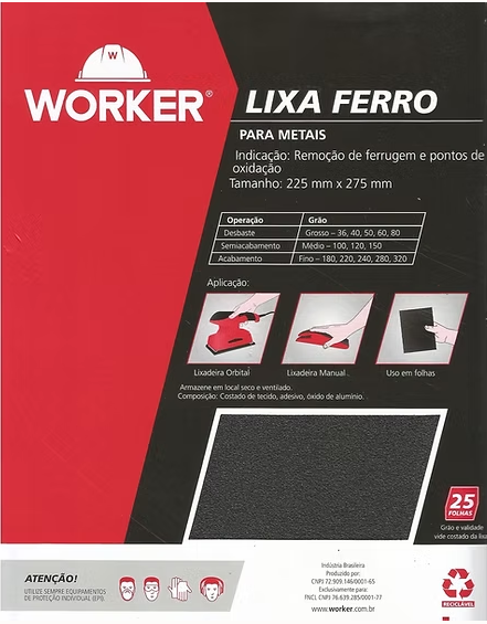 LIXA FERRO 50 WORKER