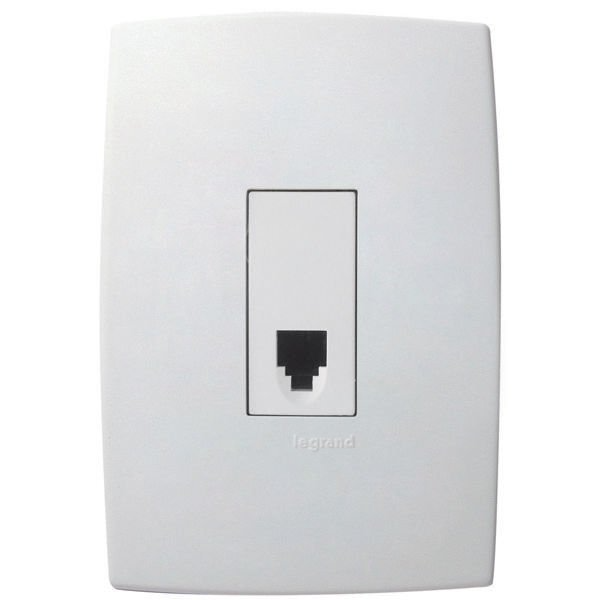 CONJUNTO TOMADA TEL 4P RJ11 PIALPLUS 4X2 PIAL