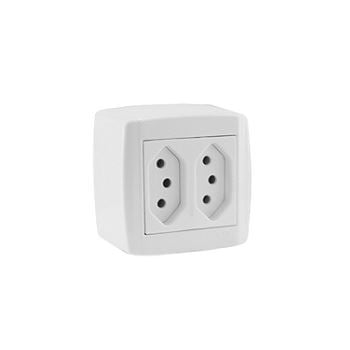 CJ 2 TOM 2P+T SLIM BOX 10A ILUMI