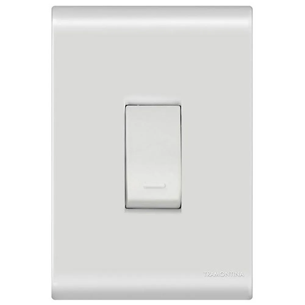 CONJUNTO INTERRUPTOR BIP LIZ 10A 4X2 TRAMONTINA