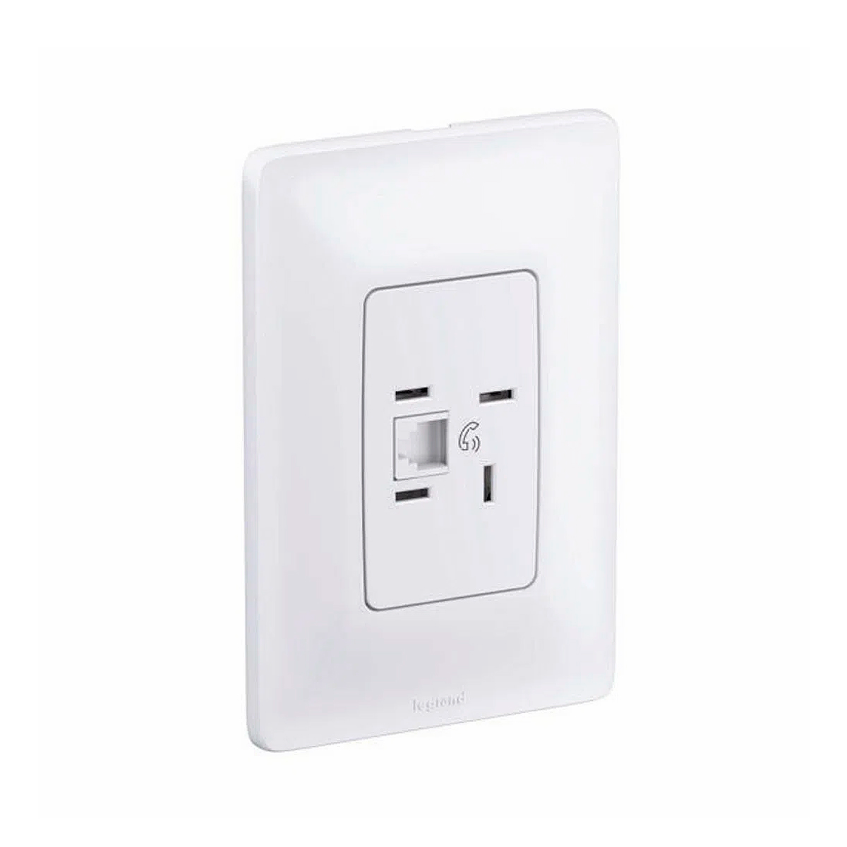 CONJUNTO 2 TOM TEL RJ11 ZEFFIA 4X2 PIAL