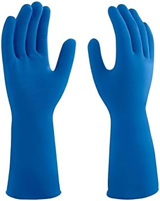 LUVA PVC AZ G 35CM WORKER