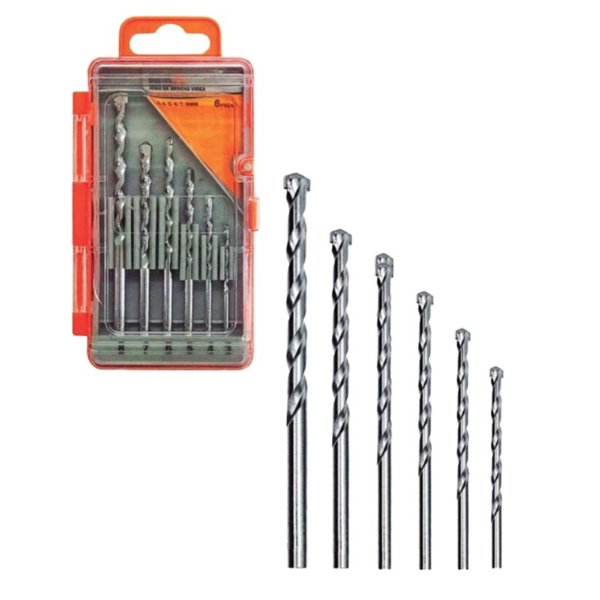 KIT BROCAS VIDEA 6PC BESTFER