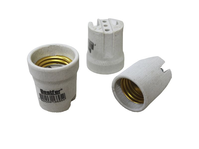 SOQUETE PORC E27 C/BORNE BESTFER