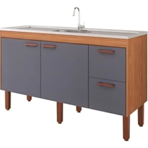 GABINETE COZINHA 100%MDF FLEX AMEN/TIT 1,54MT MGM