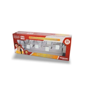 KIT ACESS WC LINEA MAX PRETO 5PC MEBUKI