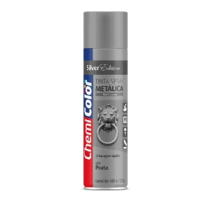 TINTA SPRAY PRATA 400ML CHEMICOLOR