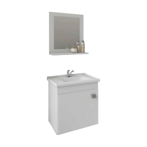 GABINETE WC+ESPELHEIRA IRIS 44 CM BC
