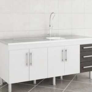 GABINETE COZINHA 100%MDF FLEX BC/CAST 1,94MT MGM