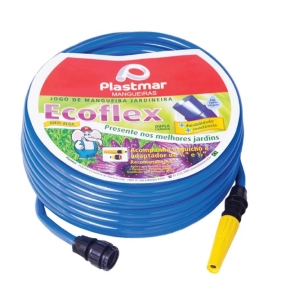 MANGUEIRA ECOFLEX AZUL 3/4X2,5MM PLASTMAR