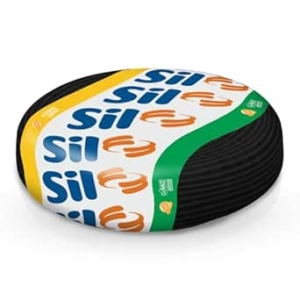 CABO FLEXIVEL 4,0MM CARR PRETO 1MT SIL