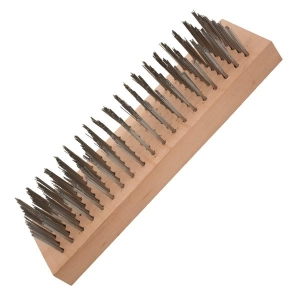ESCOVA AÇO 17X4MM S/CABO MANDRAK