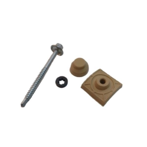 KIT FIX/VED PVC P/TELHA MARFIM 2,5