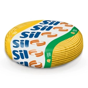 CABO FLEXIVEL 4,0MM CARR AMARELO 1MT SIL