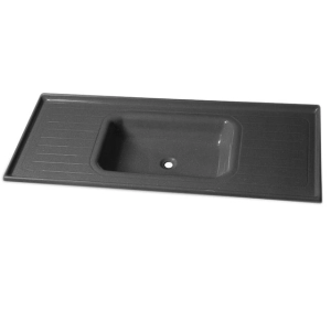 PIA GRANITO SINTETICO CINZA 160X50 BELLA PIA