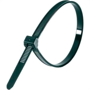 ABRAÇADEIRA NYLON PRETA/BRANCA PC/100 4,8X300MM MELFI/KALA/THOMPSON